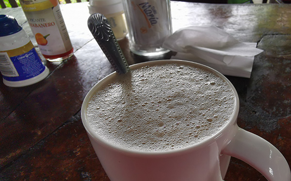 Café con Leche - Soda y Mirador Cinchona, Alajuela, Costa Rica