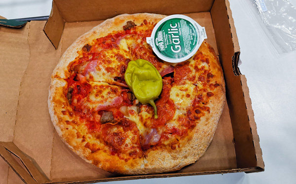 Pizza Personal, Papa Johns, Plaza Acacia, San Francisco Heredia