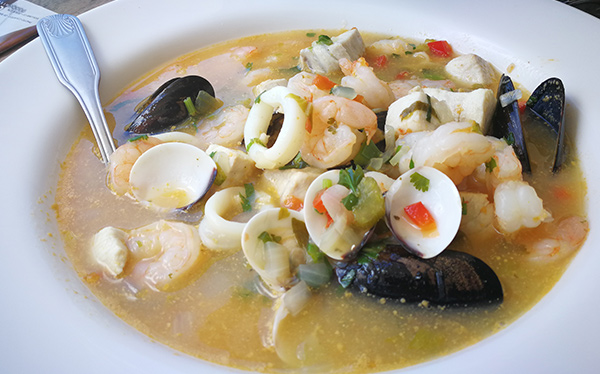 sopa mariscos marisqueria tierramar