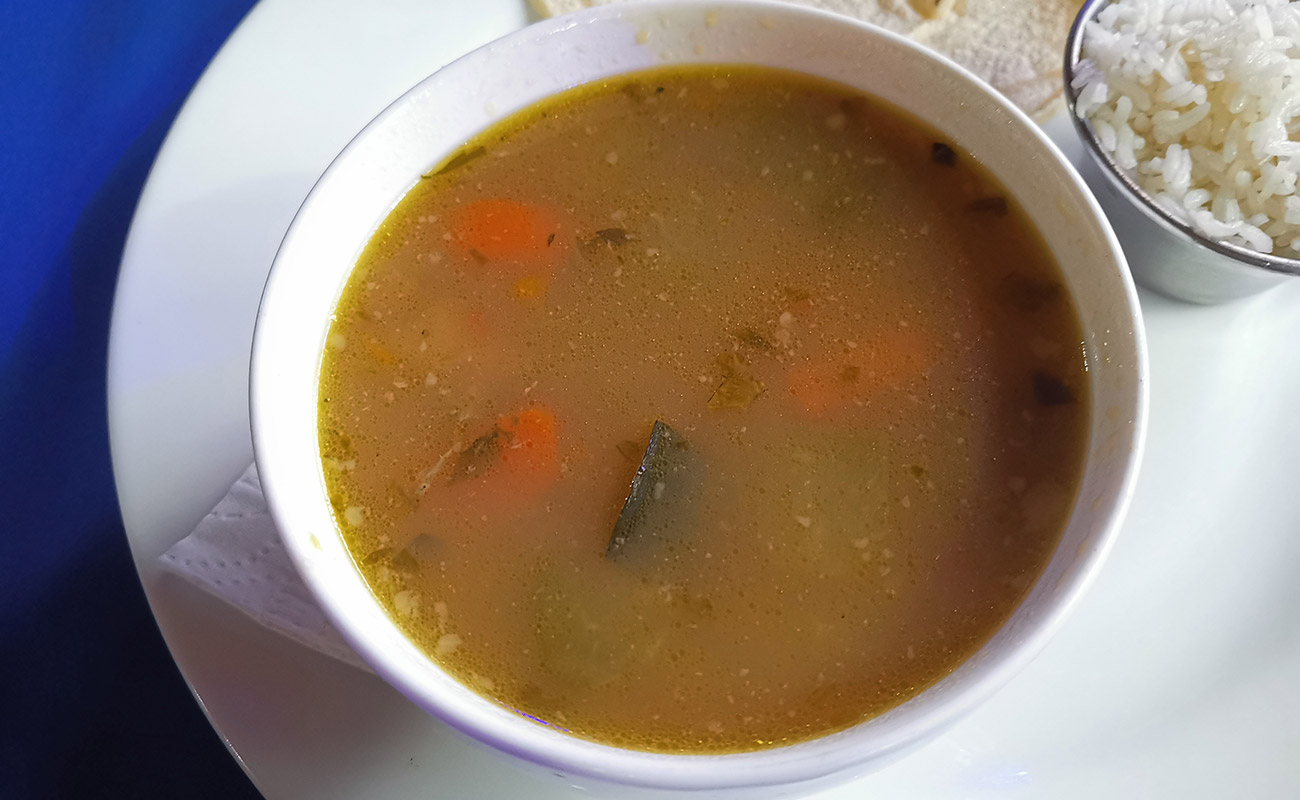 Sopa de Mondongo, Restaurante la Casita, San Rafael de Heredia
